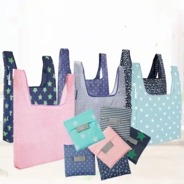 Waterproof Foldable Polyester Shopping Bag Reusable Bag