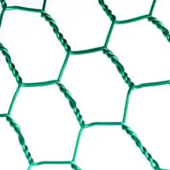 PVC Coated Hexagonal Wire Mesh - 8mm, 50mm & 6mm Aperture Iron Mesh