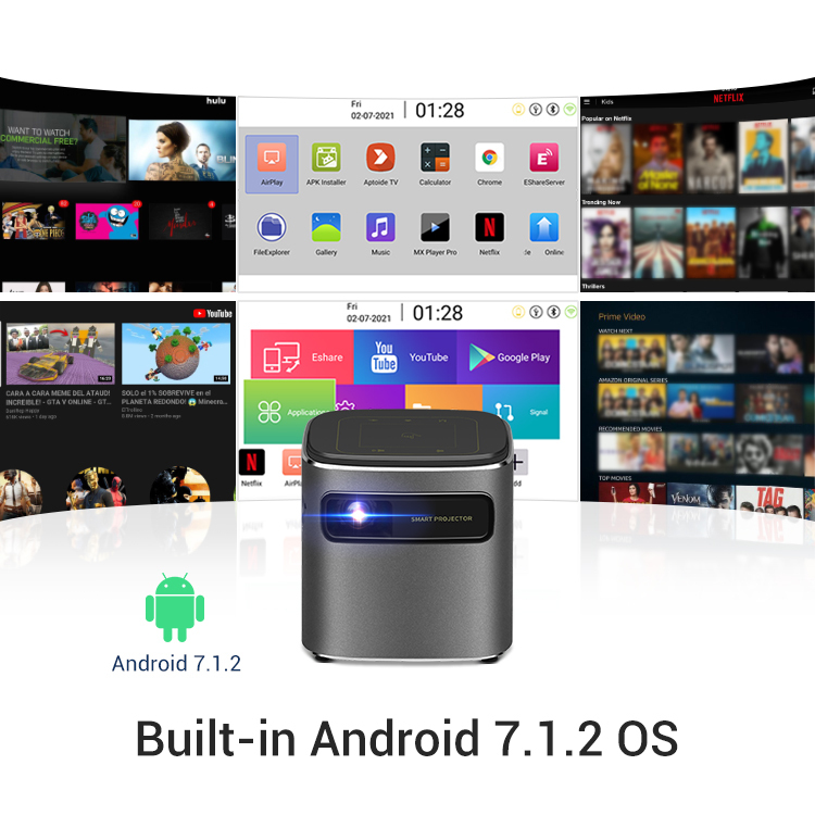 DLP touch panel mobile phone mini beamer projector