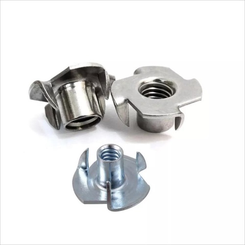 Zinc Plated Barrel Nut Blind Pronged T Nuts