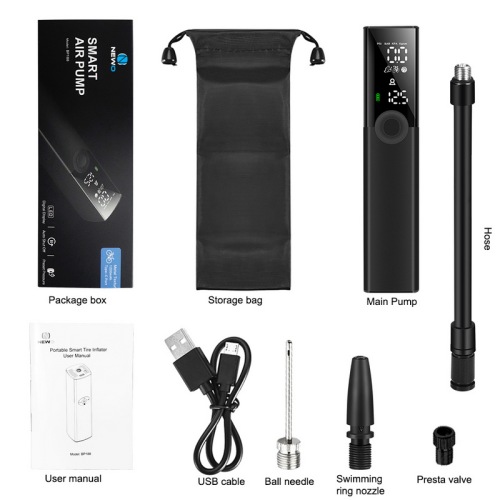Digital LED Light Rechargeable Lithium Battery Air Pump