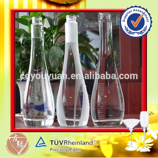 Fancy Personalized Hand Sanitizer Packaging Glass Bottle 330 330ML