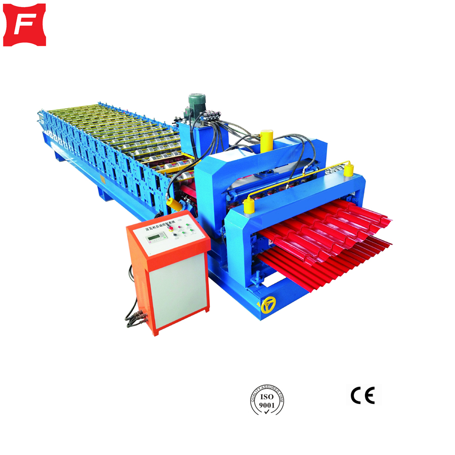 glazed and corrugated Tile ​Roofing roll forming machine