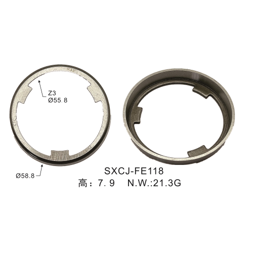 3 Defina o anel de sincronizador de latão de transmissão OEM JLS160 / 1700601MF515A01 / 1700601-MF515A01 para Toyota