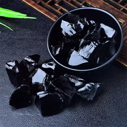 Original Black Obsidian Natural Crystal Gemstone Rough Mineral Stone