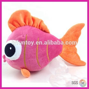 OEM ICTI eco-friendly plush baby toy stuffed gold fish
