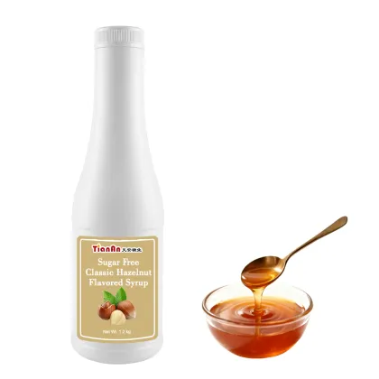Sugar syrup with no sugar and caramel flavor