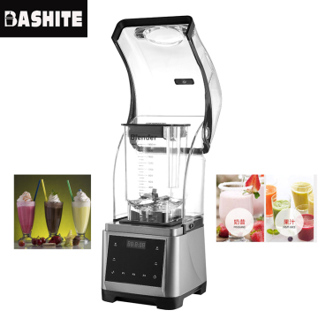 High Performance Heavy Duty Commercial Blender with Sound Cover for Smoothies and Ice