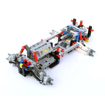Stemedu MOC 2WD RC Car Chassis Kit with Shock Absorbers for Kids