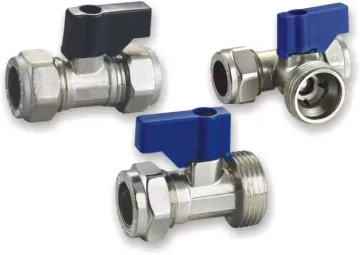 Butterfly handle stainless steel brass ball valve