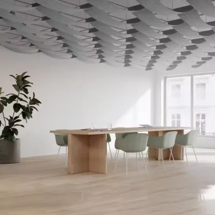 Creative Polyester Fiber Acoustic Ceiling Baffles