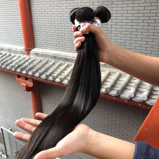 Vendors Thick Cuticle Aligned Human Hair Bundle Weave 24 Inch Virgin Mink Silky Straight Brazilian Hair Bundles