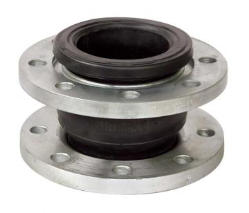 American Flexible Rubber Joint Single Sphere Galvanized Garbon Steel Flange Connecting
