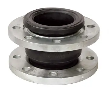 American Flexible Rubber Joint Single Sphere Galvanized Garbon Steel Flange Connecting