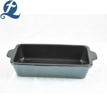 Microwave Safe Rectangular Kitchen Ceramics Bake Tray