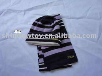 Knitted hat and Scarf & winter Sets different size