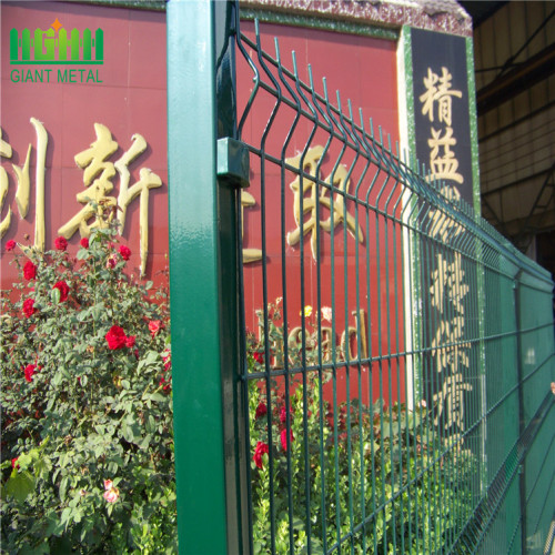 PE coated Galvanized 3D mesh fencing