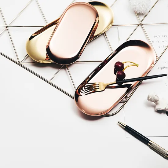 color changing oval table storage gold brass metal