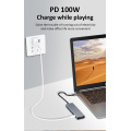 Adaptateur multiport USB C Hub 6in1 Station d'amarrage