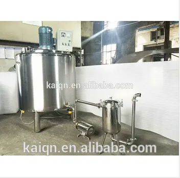 milk heating and cooling tank