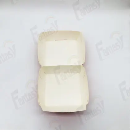 Custom Disposable Hamburger Packaging Paper Burger Box