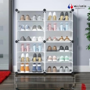 تخزين الأحذية البلاستيكية الحديثة مع نمط الدرج