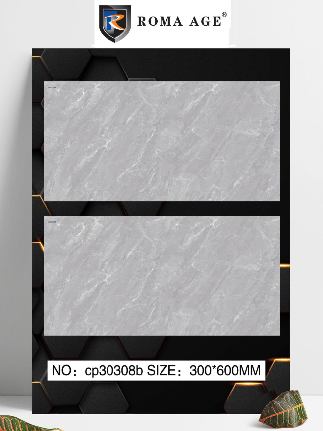 300 * 600 lawom nga space grey wall tile