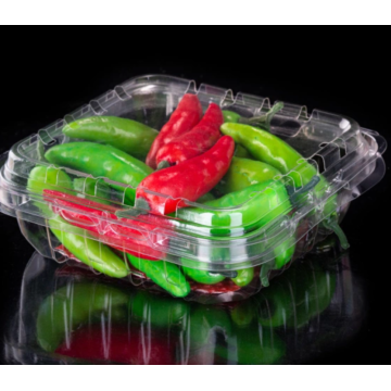 Caja de embalaje de verduras para facilitar el transporte.