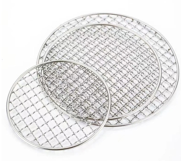 Stainless Steel BBQ Grill Grate with Cross Wire Meshes for Steaming, Cooling & Cooking
