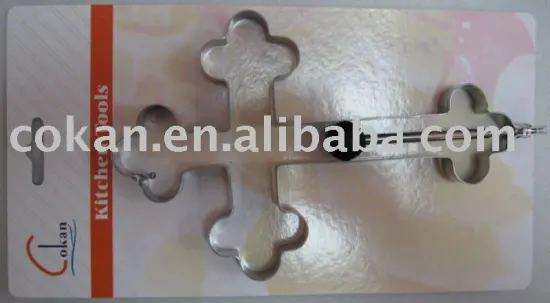 Cross shape stainless steel egg fryer,pancake mold CK-C512