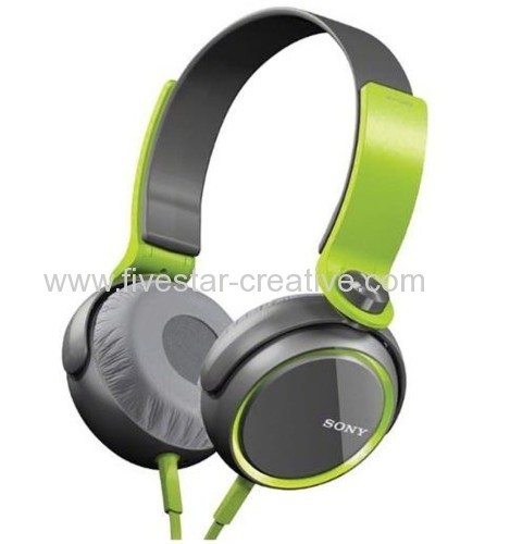 Sony Mdr-xb400 Extra Bass Series On Ear Headphones Green 