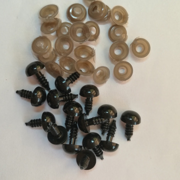 100PCS 5-40MM Plastic Safety Eyes for Teddy Bear Doll Animal Puppet Crafts Snap Animal Scrapbooking Puppet Dolls Craft Eyes