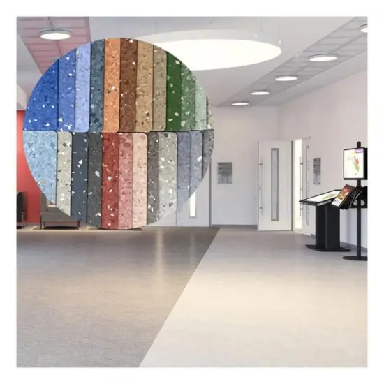 Anti-Slip Anti-Static ESD Commercial Hospital PVC Vinyl Roll Flooring