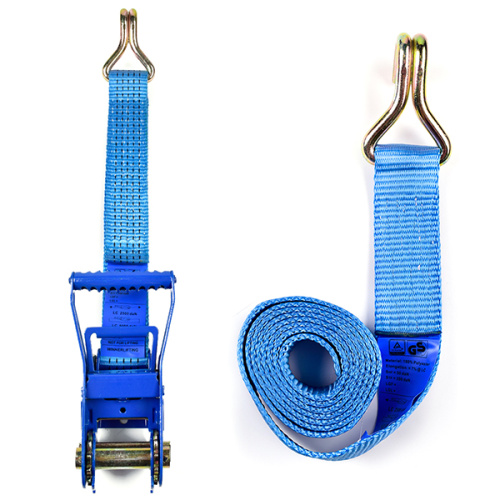 Ratchet Straps With Long Double J Hook