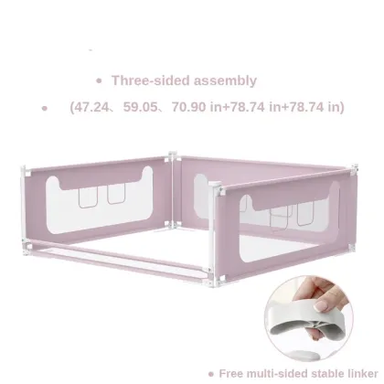 Kids Cot Fence Crib Barrier Baby Bed Rail