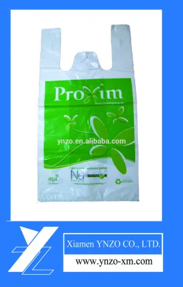 oxo-biodegradable T-shirt Bag with EPI additive