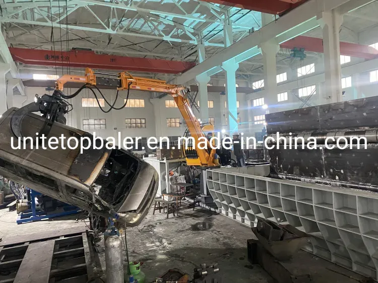 Portable Car Baler for Scrap Metal
