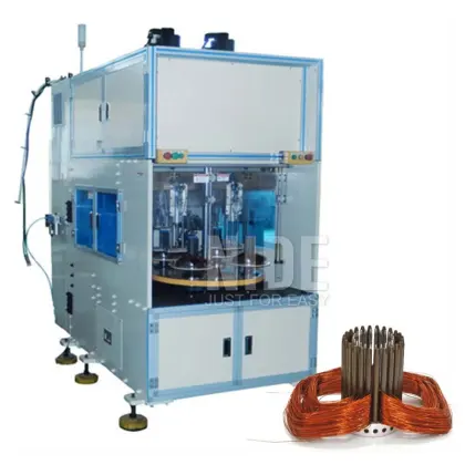 Auto Stator Flyer Coil Wire Winding Machines for Table Fan Motor Manufacturing