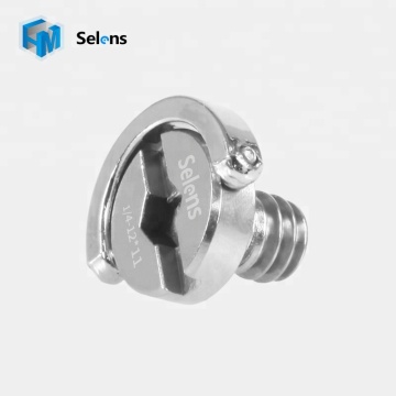 Screw Bolt D-Ring Quick Release Plate for Camera Tripod