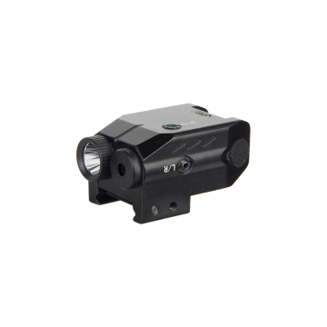LUGER Tactical Light & Red/Green Laser Sight Flashlight for Outdoor Hunting with 20mm Mount