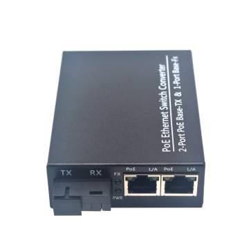 Poe Switch PoE Media Converter 100/1000Mbps Ethernet