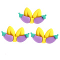 50 pièces dessin animé Fruits oreille dos plat résine Cabochon Kawaii cheveux arcs accessoires ajustement coque de téléphone décor bricolage Scrapbooking Anime artisanat