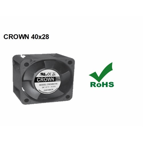 Crown 4028 dc axial fan