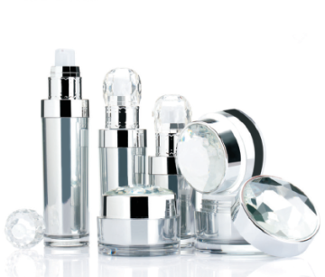 30ml ball shaped plastic cosmetic bottle acrylic lotion bottle acrylic airless serum bottle