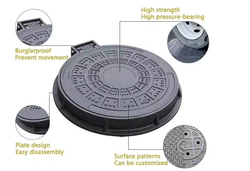 Glass fiber manhole cover