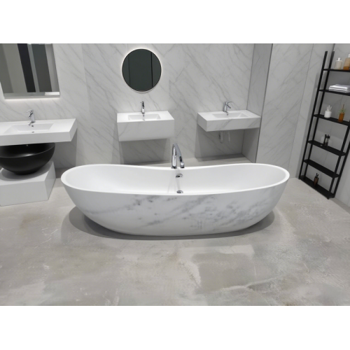 豪華なグレーヴェインの大理石の浴槽