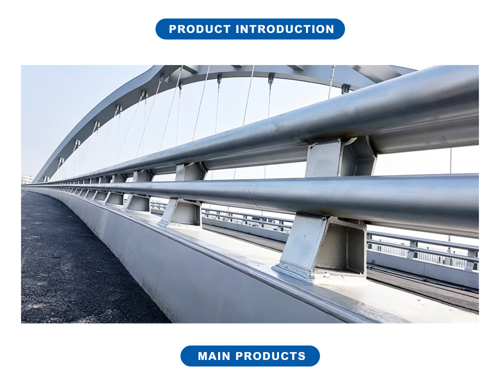 Aluminum Alloy Bridge Crash Barrier X