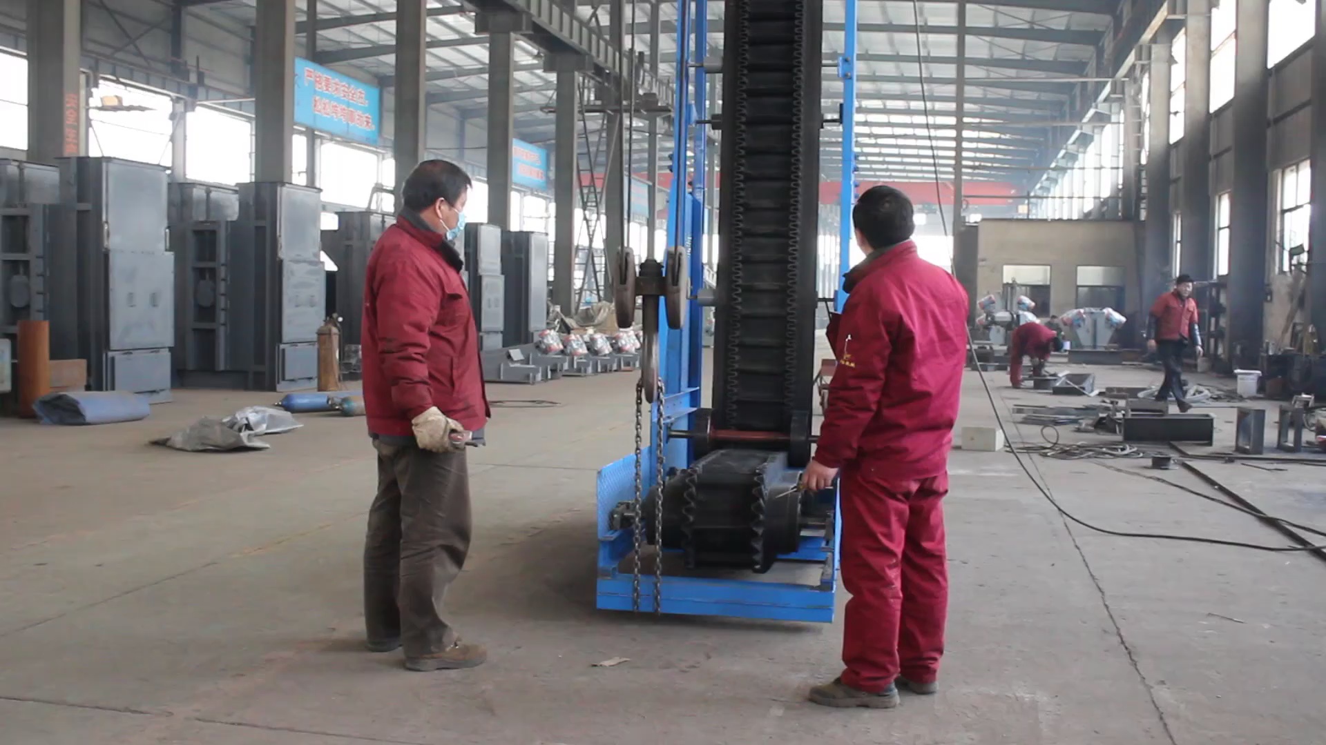 Inclined Sidewall Corrugated Belt Conveyor Factory