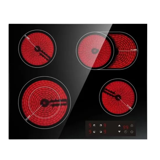 Home or Restaurant Use 4 Plate Ceramic Electric Cooktop Stove Top Cooker