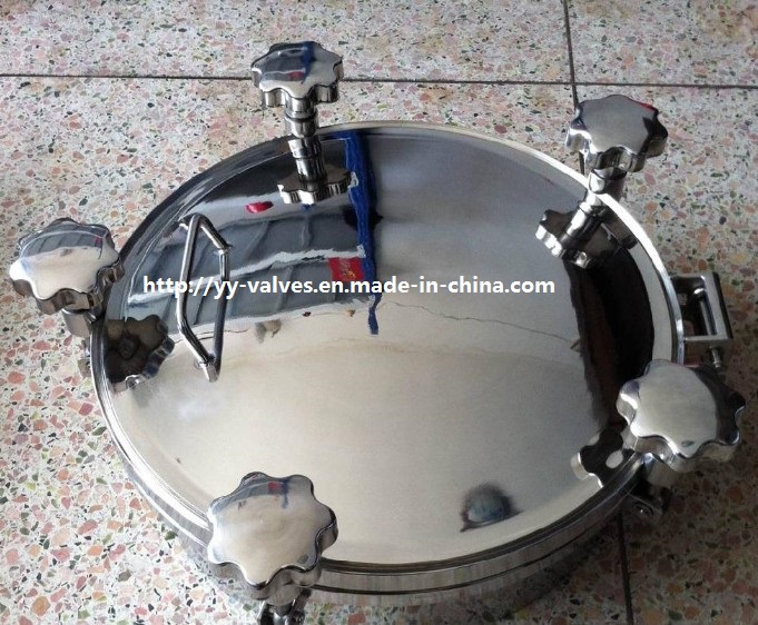 Stainless Steel Sanitary Manhole Cover with Pressure (600104)